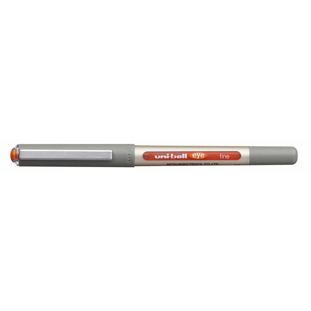 Liquid ink ballpoint pen Uni-Ball Rollerball Eye Fine UB-157 Orange 12 Units