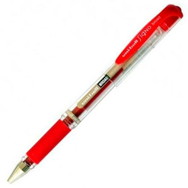 Liquid ink pen Uni-Ball Signo Broad UM-153 W Red Metal 0,6 mm 12 Units