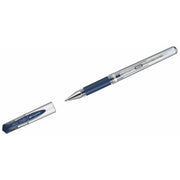 Liquid ink ballpoint pen Uni-Ball Signo Broad UM-153 W Dark blue 12 Units