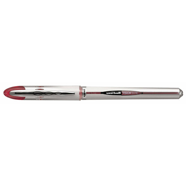 Liquid ink ballpoint pen Uni-Ball Vision Elite UB-200 Red 12 Units