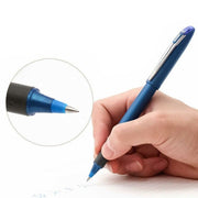 Liquid ink ballpoint pen Uni-Ball Grip Micro UB-245 Blue 12 Units