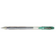 Liquid ink ballpoint pen Uni-Ball Rollerball Signo Basicos UM-120 Green 12 Units