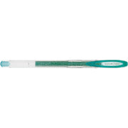 Liquid ink ballpoint pen Uni-Ball Sparkling UM-120SP Green 12 Units