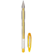 Liquid ink ballpoint pen Uni-Ball Sparkling UM-120SP Golden 12 Units