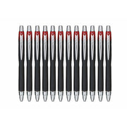 Liquid ink ballpoint pen Uni-Ball Rollerball Jetstream SXN-210 Red 12 Units