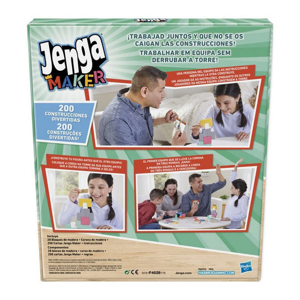 Educational Game Hasbro Jenga Maker (228 pcs)