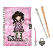 Diary with accessories Gorjuss Ruby wild Grey
