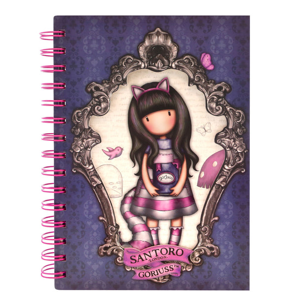 Book of Rings Gorjuss Cheshire cat Purple