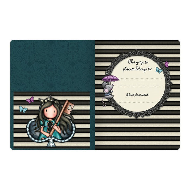 Daily Planner Gorjuss Curiosity (12 x 14.5 x 1.5 cm)