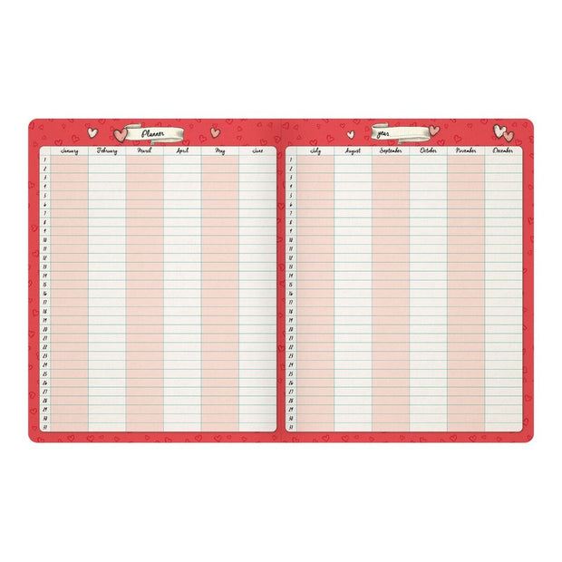 Daily Planner Gorjuss Curiosity (12 x 14.5 x 1.5 cm)