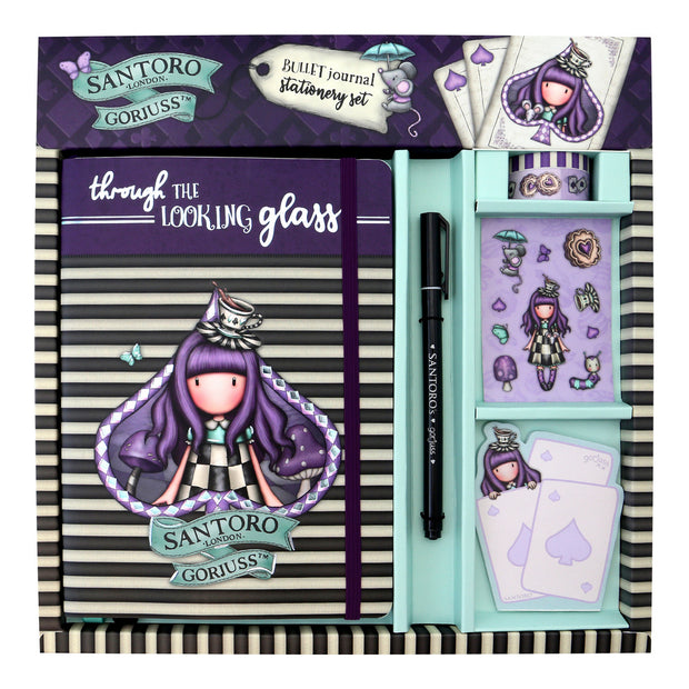 Stationery Set Gorjuss A little more tea (14.6 x 20.5 x 1.5 cm) (9 pcs)