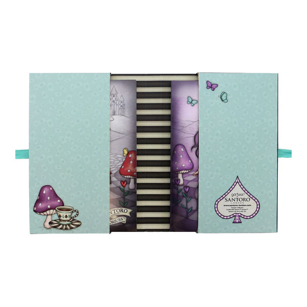 Stationery Set Gorjuss A little more tea (11.5 x 15.9 x 1.6 cm) (16 Pieces)