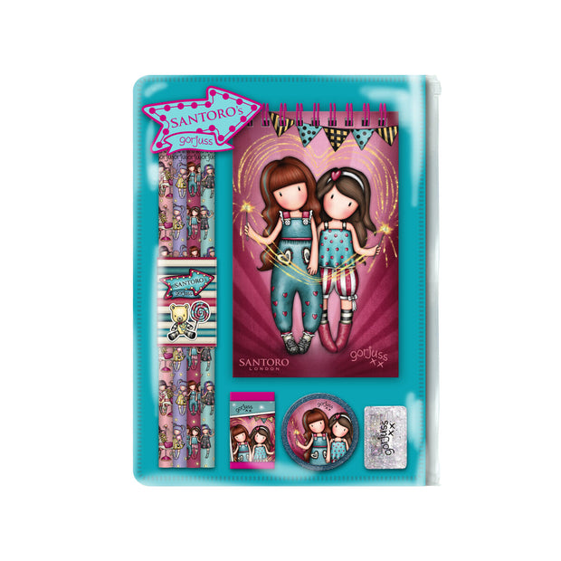 Stationery Set Gorjuss Fireworks 8 Pieces