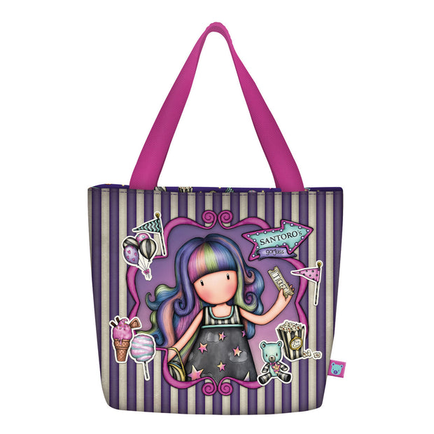 Handtasche Gorjuss Up and away Lunchbox Lila (24 x 29 x 10 cm)