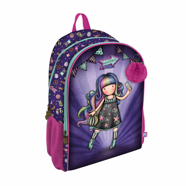 School Bag Gorjuss Up and away Purple (31.5 x 40 x 22.5 cm)