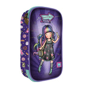 Pencil Case Gorjuss Up and away Purple (45 Pieces)