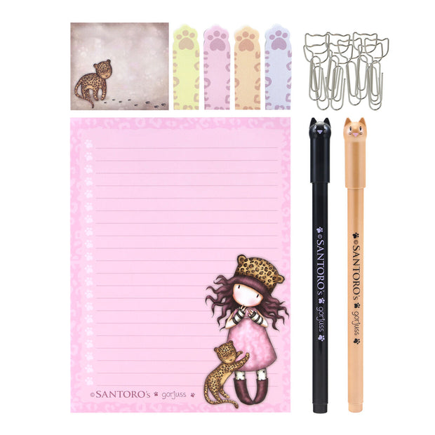 Stationery Set Gorjuss Purrrrrfect love