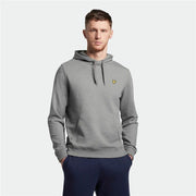 Herren Sweater mit Kapuze Lyle & Scott Grau