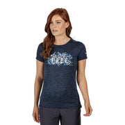 Damen Kurzarm-T-Shirt Regatta Fingal V 40 Dunkelgrau
