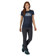 Damen Kurzarm-T-Shirt Regatta Fingal V 40 Dunkelgrau