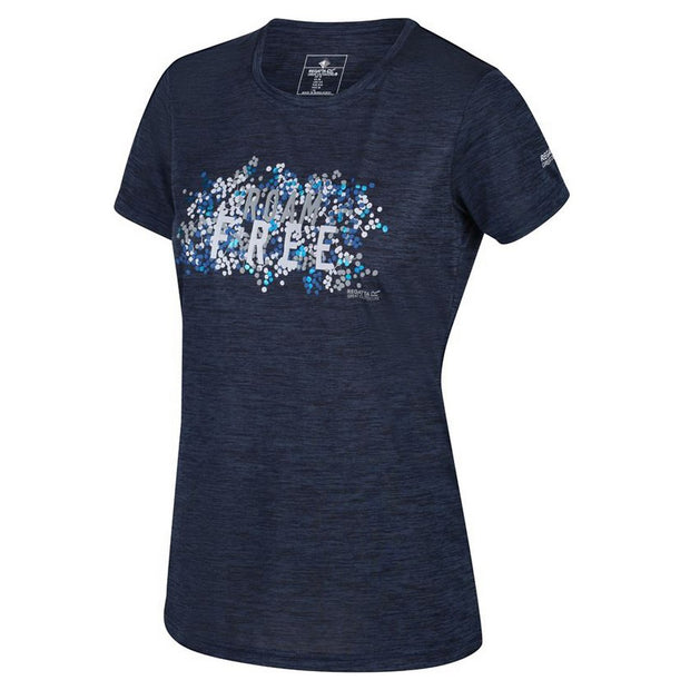 Damen Kurzarm-T-Shirt Regatta Fingal V 40 Dunkelgrau