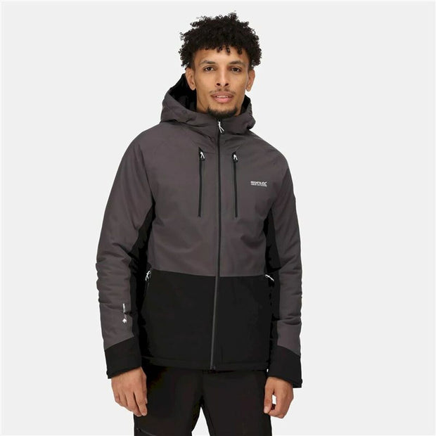 Sportjackefür Herren Regatta Highton Str III Dunkelgrau Mit Kapuze