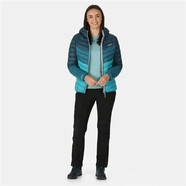 Sportjacke für Frauen Regatta Harrock Blau Mit Kapuze