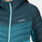 Sportjacke für Frauen Regatta Harrock Blau Mit Kapuze