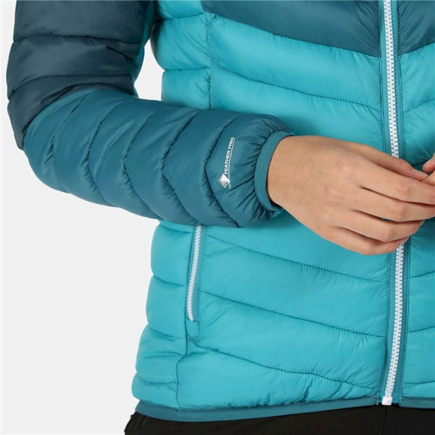 Sportjacke für Frauen Regatta Harrock Blau Mit Kapuze