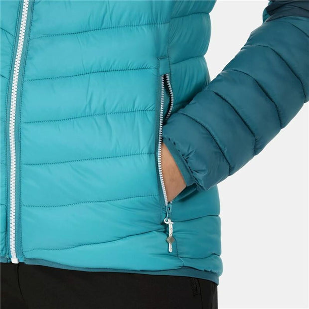 Sportjacke für Frauen Regatta Harrock Blau Mit Kapuze