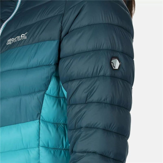 Sportjacke für Frauen Regatta Harrock Blau Mit Kapuze