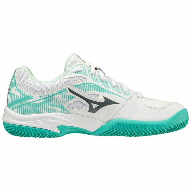 Tennisschuhe für Frauen Mizuno Break Shot 3 CC Weiß