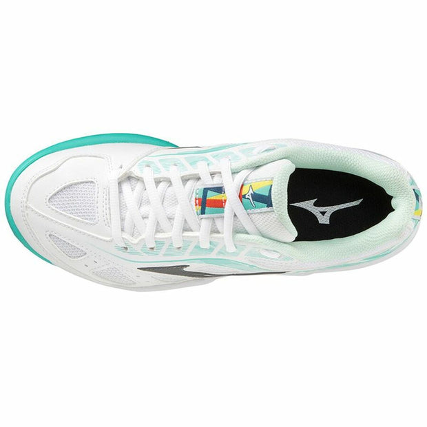 Tennisschuhe für Frauen Mizuno Break Shot 3 CC Weiß