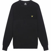 Herren Sweater ohne Kapuze Lyle & Scott V1-Crew Schwarz