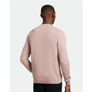 Herren Sweater ohne Kapuze Lyle & Scott V1-Crew Lachsfarben