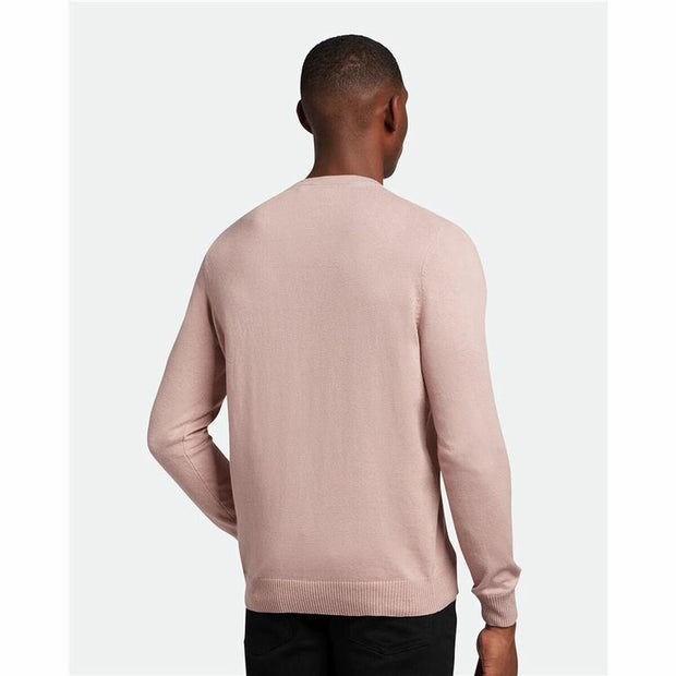 Herren Sweater ohne Kapuze Lyle & Scott V1-Crew Lachsfarben