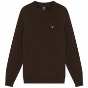Herren Sweater ohne Kapuze Lyle & Scott V1 Crew Dunkelbraun