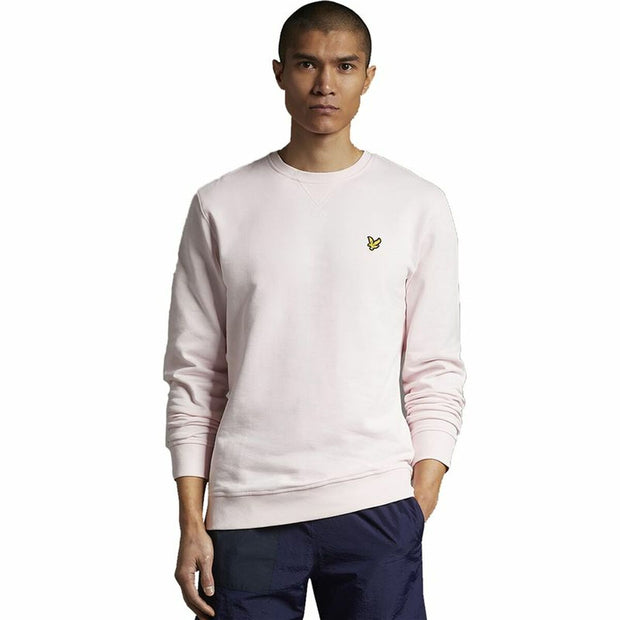 Herren Sweater ohne Kapuze Lyle & Scott V1 Crew Rosa