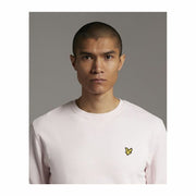 Herren Sweater ohne Kapuze Lyle & Scott V1 Crew Rosa