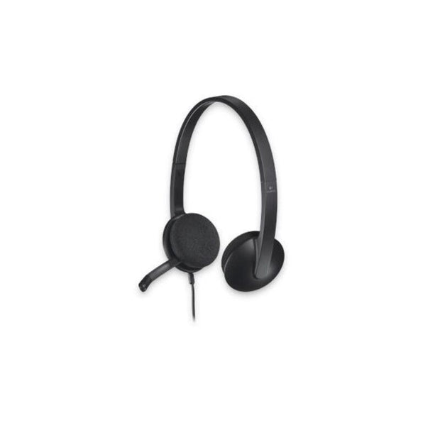 Headphones with Microphone Logitech H340 USB 1,8 m Black