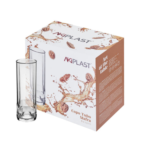 Gläserset Akiplast Durchsichtig (6 pcs)