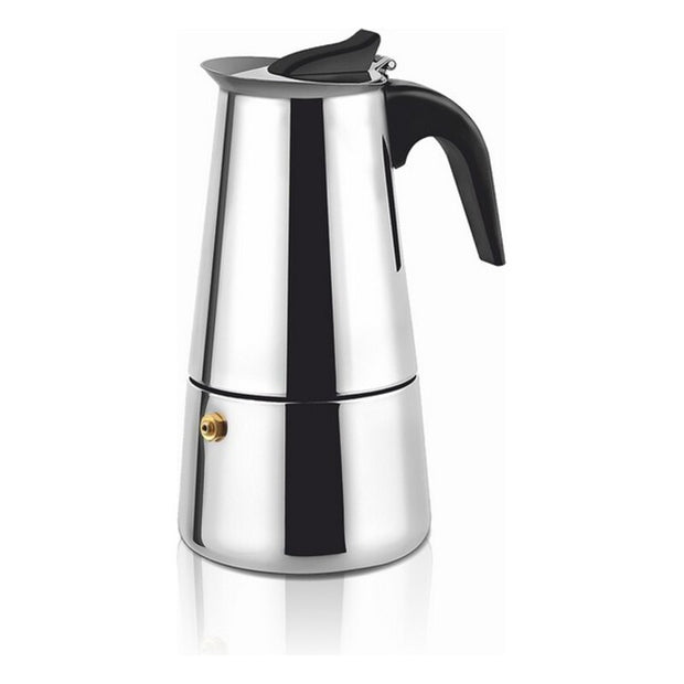 Italienische Kaffeemaschine Haeger Moka Edelstahl 18/10