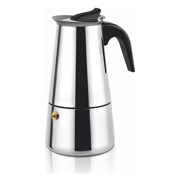 Italienische Kaffeemaschine Haeger Moka Edelstahl 18/10