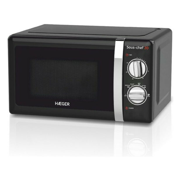 Mikrowelle Haeger Sous-chef 20 20 L Schwarz 700 W (20 L) 700W