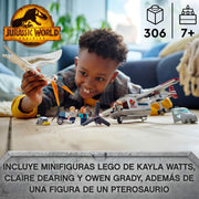 Playset Lego 76947 Jurassic World Quetzalcoatlus Plane (306 Pieces)