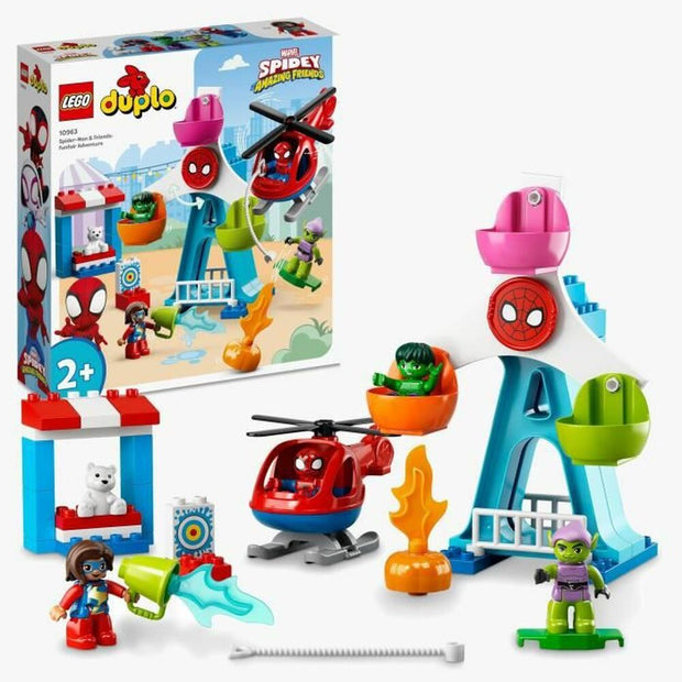 Playset Lego 10963 DUPLO Marvel Spider-Man and Friends: Funfair Adventures (41 Pieces)