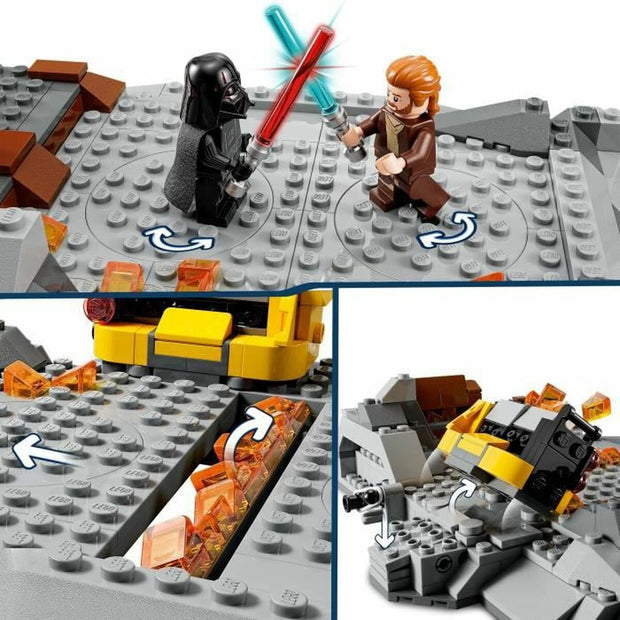 Playset Lego 75336 Star Wars Obi-Wan Kenobi vs. Darth Vaderr (408 Pieces)