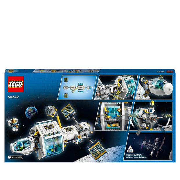 Playset Lego 60349 City Lunar Space Station, NASA-Inspired (500 Pieces)