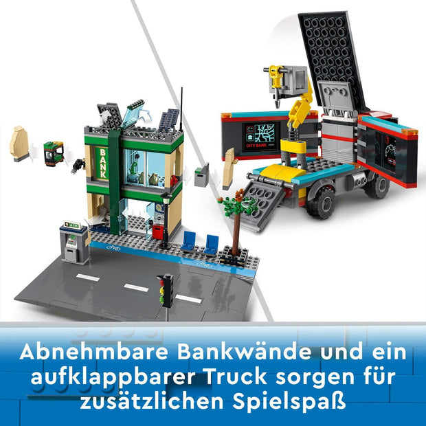 Playset Lego 60317 City Police Chase at the Bank (915 Pieces)