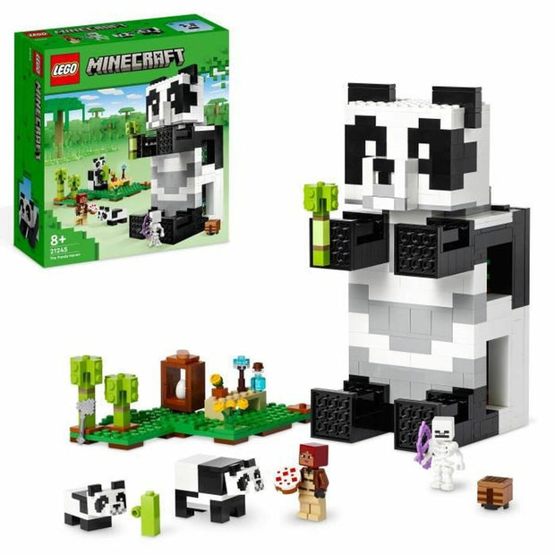 Playset Lego Panda Minecraft 553 Pieces